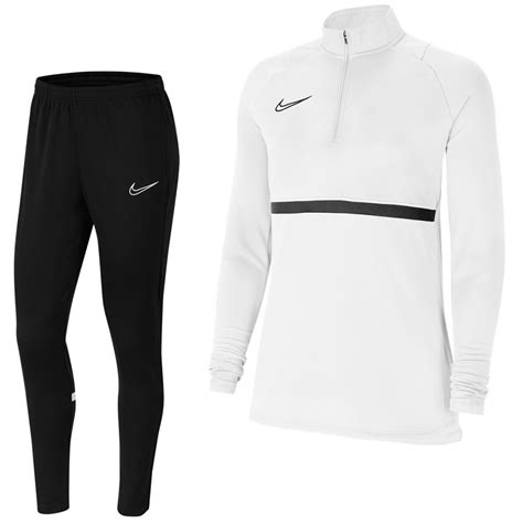 nike academy 21 drill trainingspak wit zwart|Nike Dry Academy 21 trainingspak Heren Zwart .